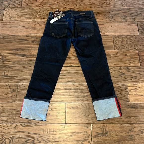 Kut From The Kloth Cameron Straight Leg Mid Rise NWT Size 0 - Picture 2 of 16